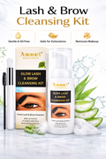 Eyelash Extension Shampoo & Lash Brow Cleansing Kit | Ammuri-0