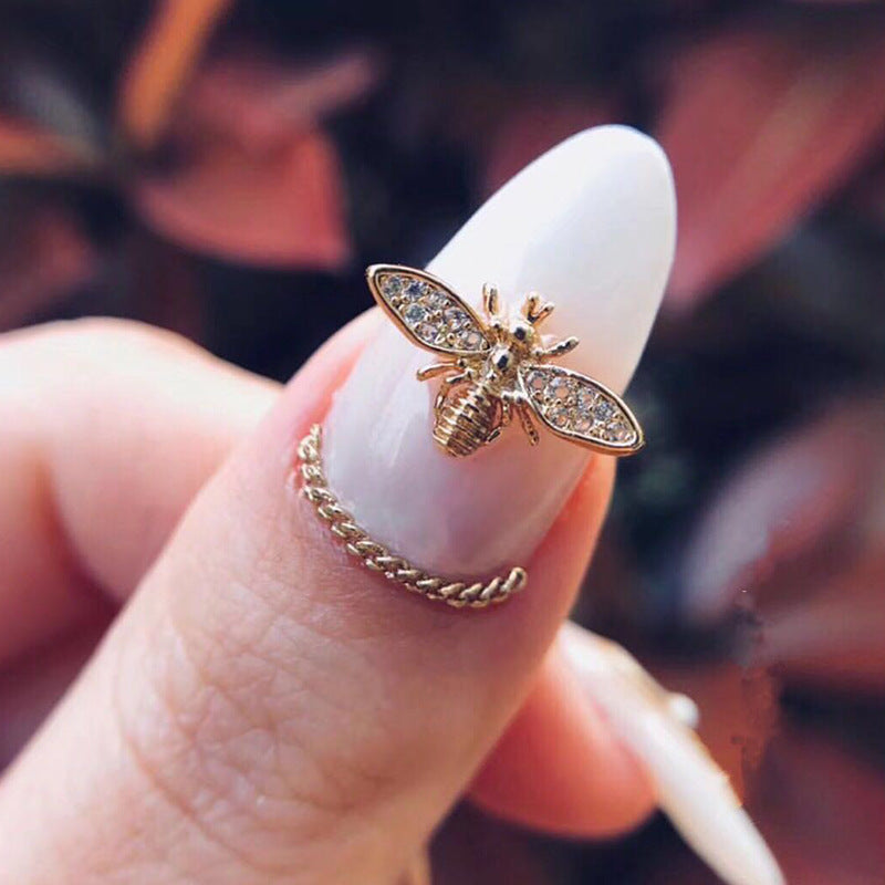 Diamond-studded bee DIY accessories-4
