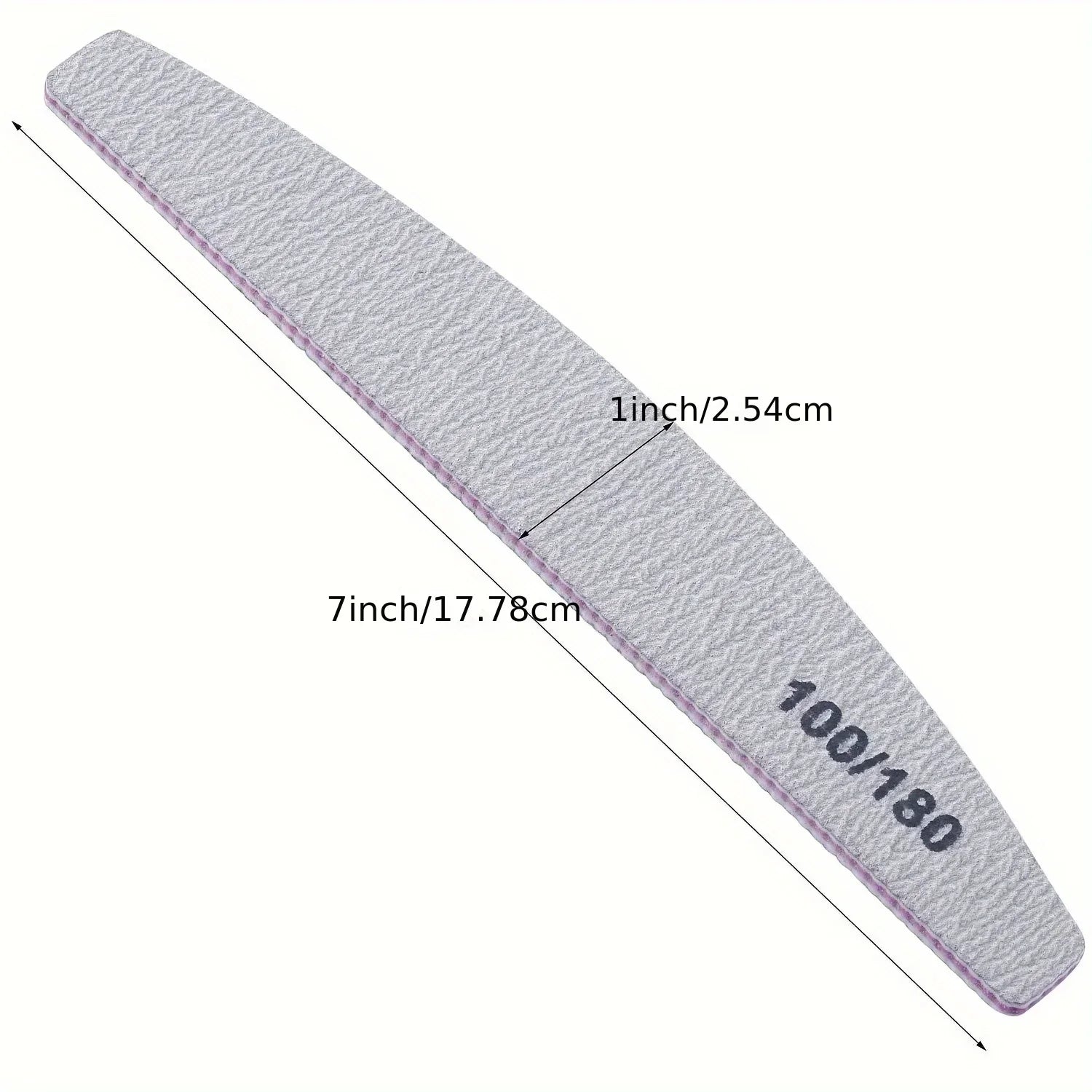 Nail Files Set 50 Pack – 100/180 Grit Double Sided Manicure & Pedicure Buffer Boards-2