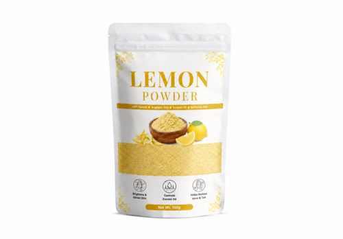 Lemon Peel Powder for Glowing Skin